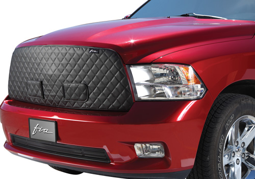 Fia Cold Weather Front & Bug Screen Grille Cover 09-18 Dodge Ram - Click Image to Close